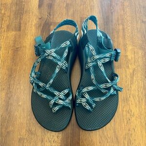 Chaco Teal Strappy Sandals